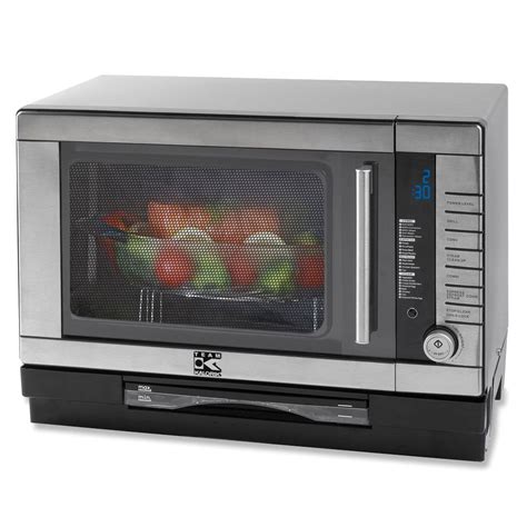 A microwave oven is a cooking device that can cook or reheat food much faster than a conventional oven. Kalorik Smart Oven - Microwave, Steamer, Convection - The ...