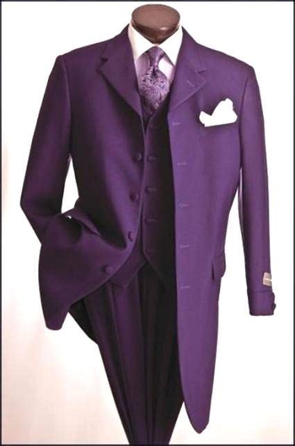 Mens 3 Piece Suit Purple Suits Purple Tuxedo Zoot Suit