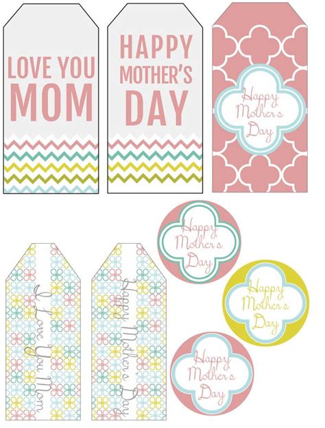 Free Printable Mother S Day Gift Tags Handmade In The Heartland Mother S Day Printables