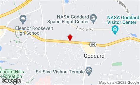Goddard Space Flight Center Map Maping Resources