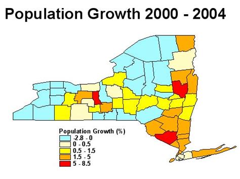 New York Population Map