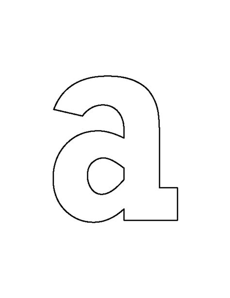 Maybe you would like to learn more about one of these? Printable Lowercase Letter A Template