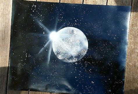 Moon Spray Paint Art Spray Paint Art Art Painting Painting