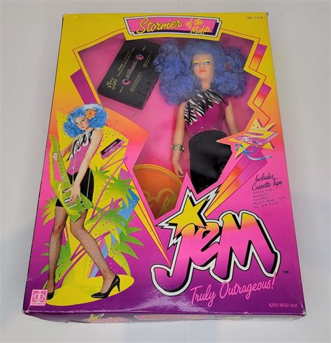 Hasbro Jem The Holograms Misfits Stormer Doll Exc Cond No Guitar