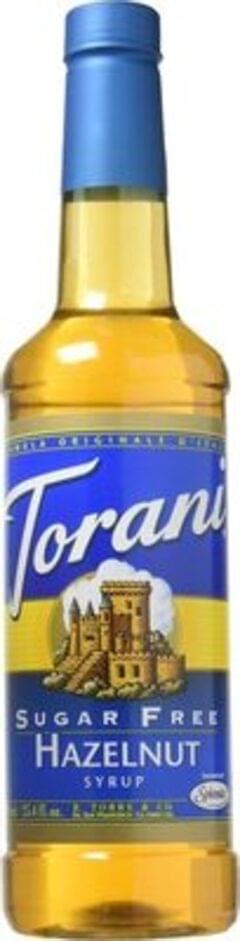 Torani Hazelnut Sugar Free Syrup Oz Nutrition Information Innit