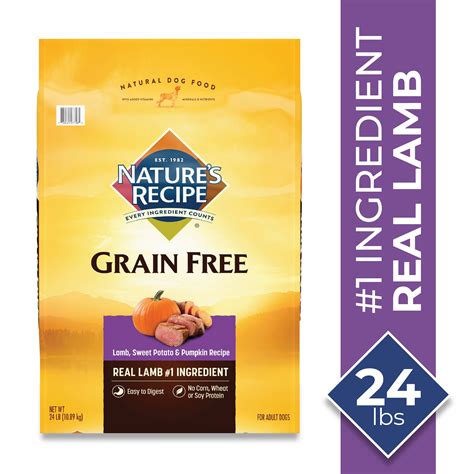 Nature's recipe grain free chicken & venison stew is healthy dog food made with premium ingredients including real chicken & venison. Nature's Recipe Grain Free Easy to Digest Lamb, Sweet ...