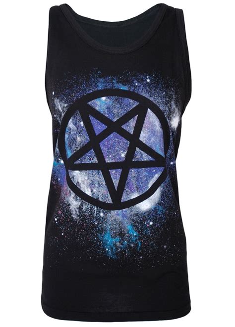 Darkside Clothing Cosmic Pentagram Vest Attitude Clothing