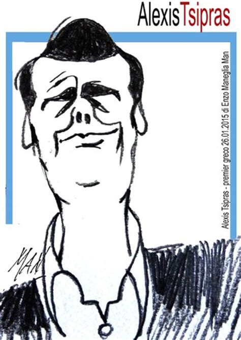 Alexis Tsipras By Enzo Maneglia Man Famous People Cartoon Toonpool