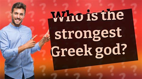 Who Is The Strongest Greek God Youtube