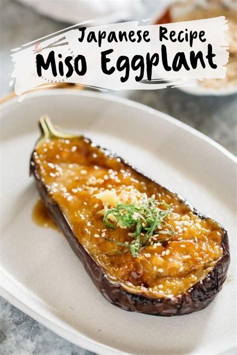 Miso Eggplant Recipe Recipes Easy Japanese Recipes Japanese Side Dish