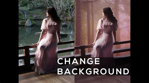 How To Change Background Photoshop Tutorial Youtube