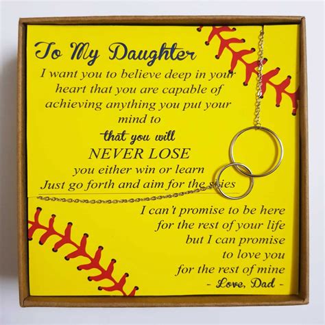 To My Daughter Softball Dad Sd01 Happy Ava