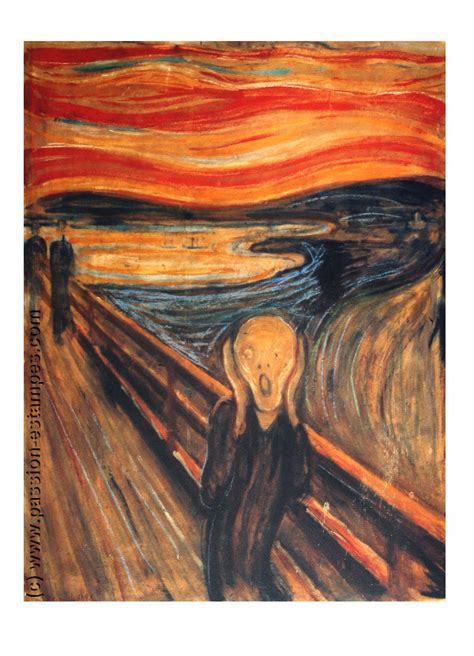 Edvard Munch Le Cri 1893 Reproduction En Affiche Dart Sur Un