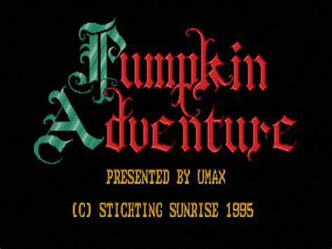 Pumpkin Adventure Iii Hunt For The Unknown 1995 Msx2 Umax Media