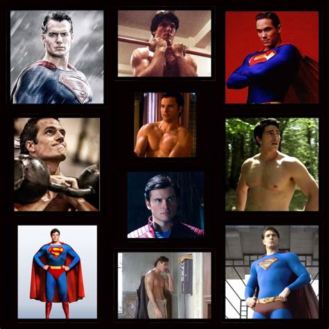 Supermen Super Bods Christopher Reeve Dean Cain Tom Welling