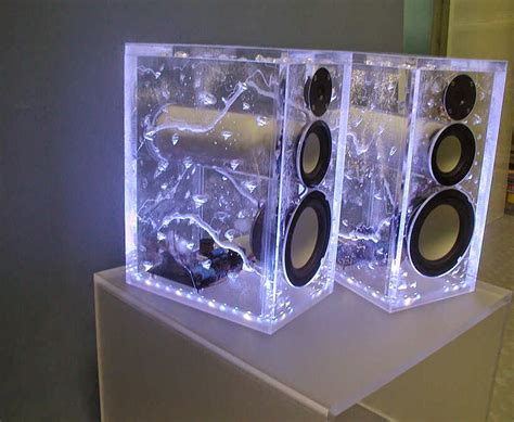 Cutting Laser Acrylic Box Speaker Acrylic