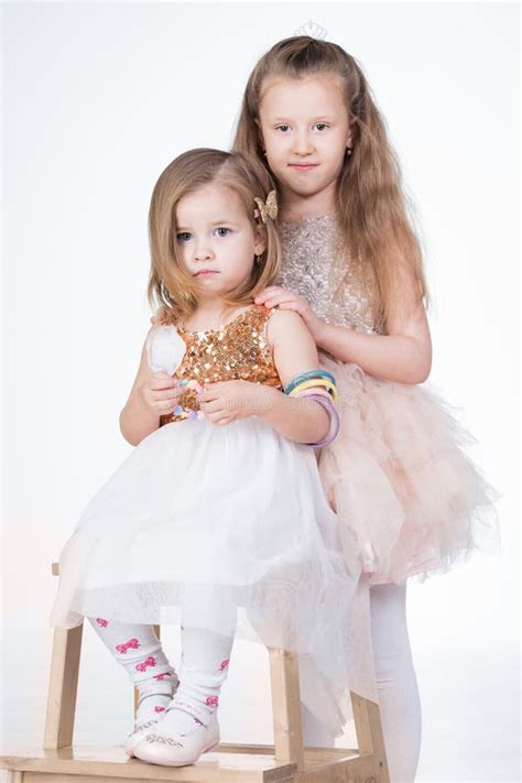 Two Children Girls Stock Photo Image Of Caucasian Small 81765888