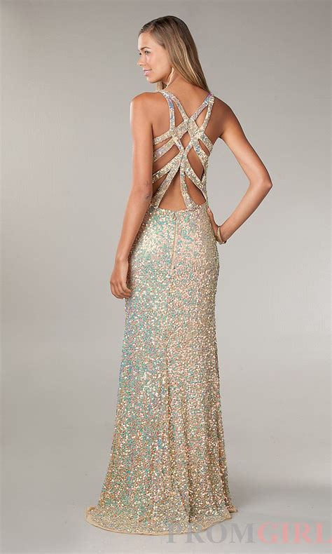 Long Sequin Dress For Prom By Primavera Long Sequin Dress Dresses