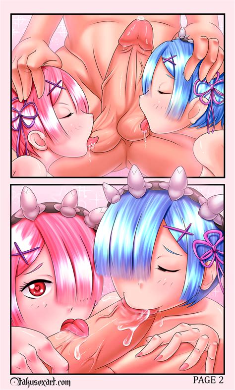 Rezero Hentai Manga Cumslut Maids Textless Page 2 By