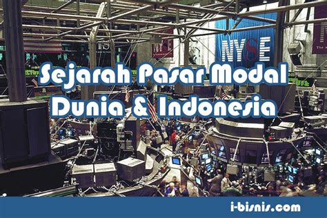 Sejarah Pasar Modal Di Indonesia Homecare24