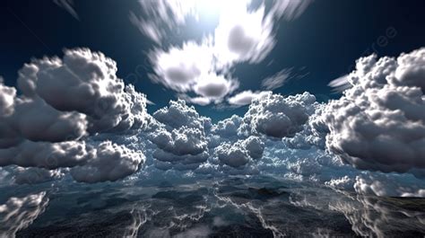 고립 된 맑은 구름 놀라운 3d 렌더링 3d 하늘 솜털 구름 하늘 배경 일러스트 및 사진 무료 다운로드 Pngtree