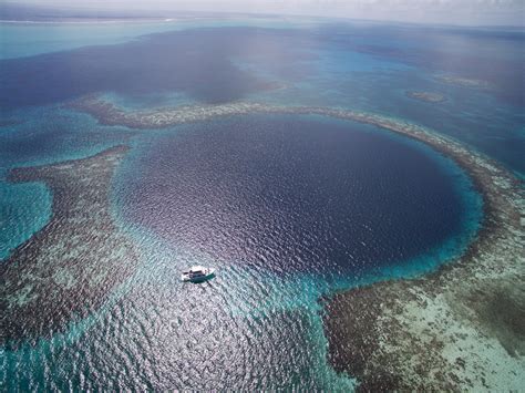 The Great Blue Hole And Lighthouse Reef Atoll Dives Belize City Belize