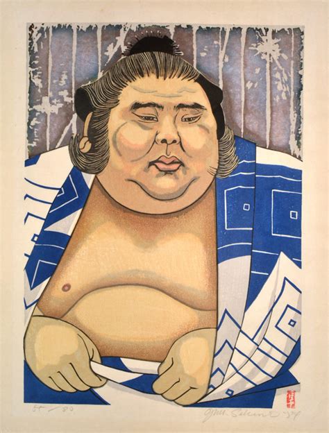 sumo wrestler asashio sekino junichiro ronin gallery japanese art modern japanese prints