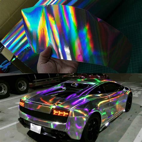 How to vinyl wrap a car diy. Aliexpress.com : Buy Car Sticker Carbon Fiber Film Vinyl Car Wrap DIY Auto Covering Film Rainbow ...