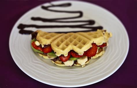 Delicious Plain Waffles With Fruit Waffle Recipes Recipe Ideas