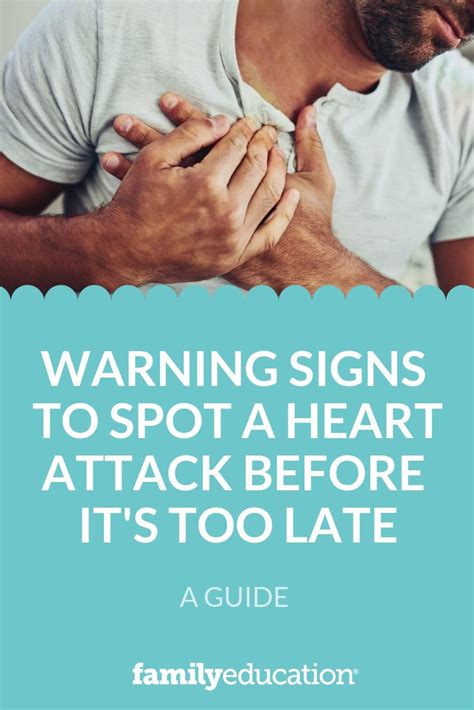 Warning Signs Of A Heart Attack Keeping Kids Healthy Infographic