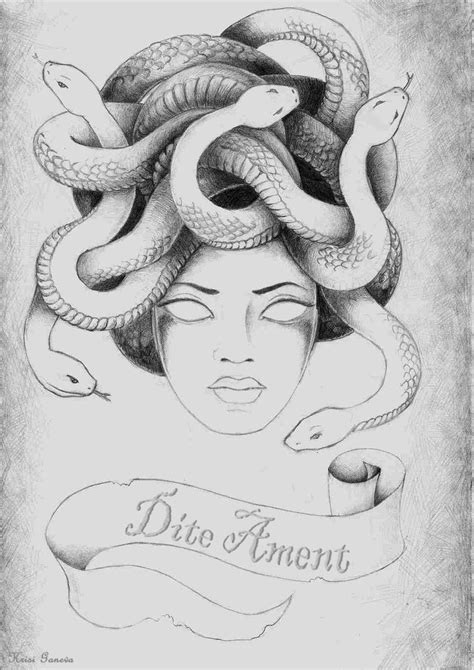 The classical gods of ancient greece. Medusa by kridi on DeviantArt