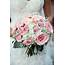 Pink Rose And White Hydrangea Bridal Bouquet