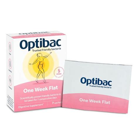 For A Flat Stomach Probiotic In 7sachts From Optibac Probiotics