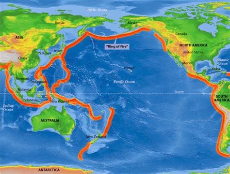 Ring Of Fire Or Circum Pacific Belt Ring Of Fire Or Circum Pacific Belt