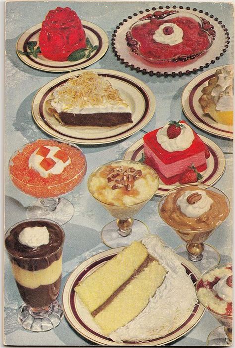 Jello Recipe Book American Food Retro Desserts Vintage Dessert Vintage Recipes