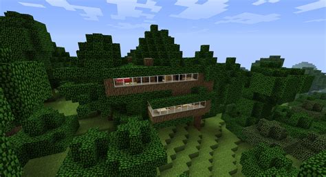A small & simple starter house for your survival world. Survival Tree House Minecraft Project