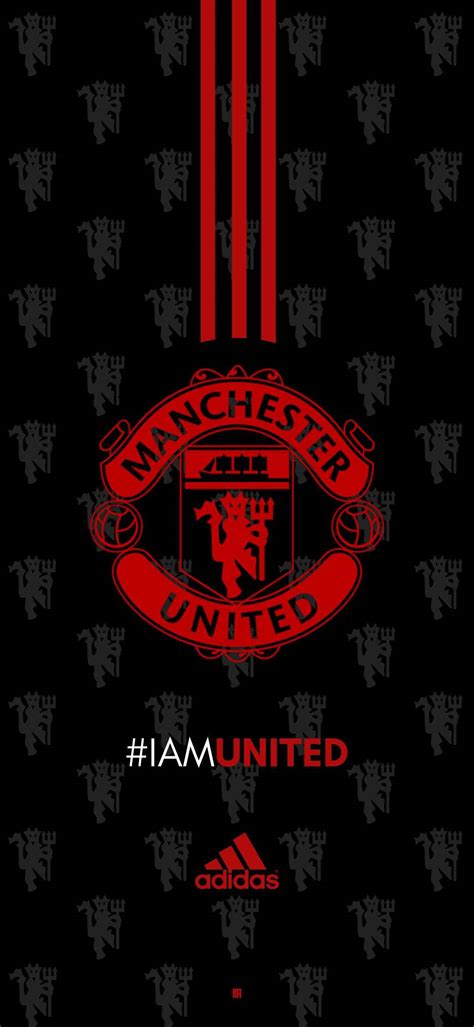Download Manchester United Logo Og Adidas Logo Wallpaper