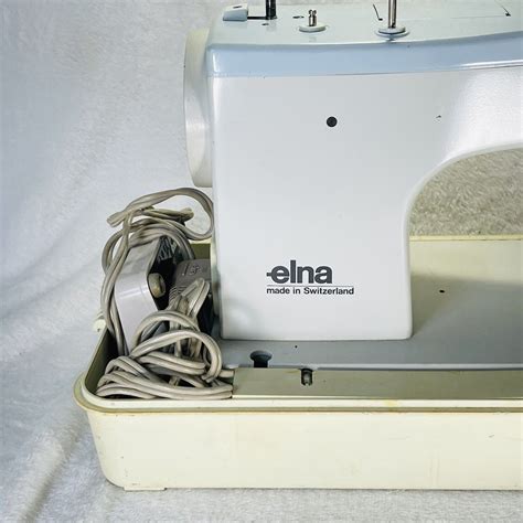 Elna Su 64c Sewing Machine With Case And Foot Pedal Elna Super 64 C