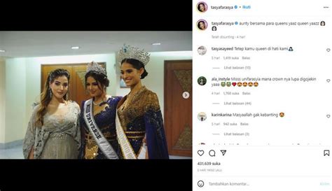 Cantiknya Tasya Farasya Foto Bareng Miss Universe Pesona Sang Beauty