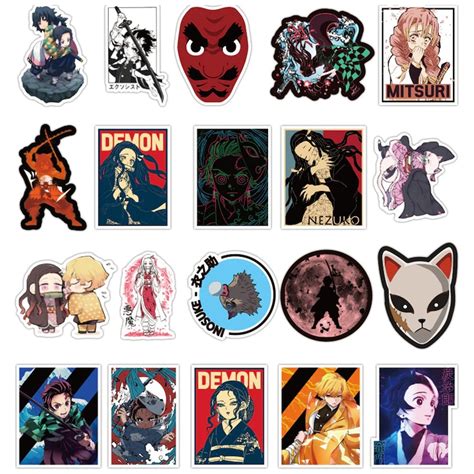 100 Pcs Cute Anime Sticker Packstickers For Laptop Bike Etsy