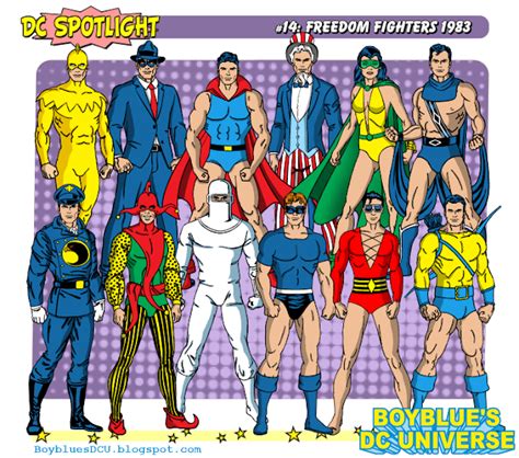 The Freedom Fighters In All Star Squadron After Uncle Sam Recruited Them And When They Went