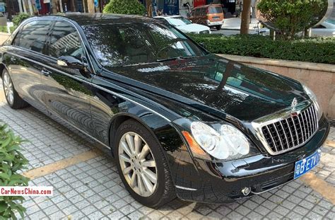 Spotted In China Maybach 62s Is A Big Black Limousine In Shenzhen