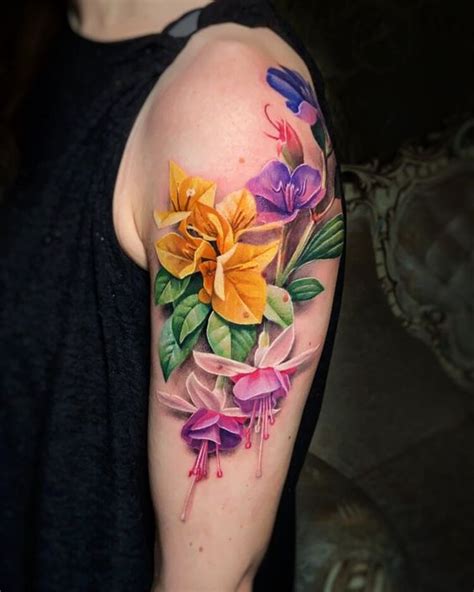 Aggregate More Than 77 Tattoo Flower Designs Best In Coedo Com Vn