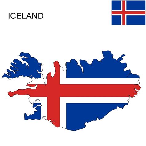 Iceland Flag Map And Meaning Mappr