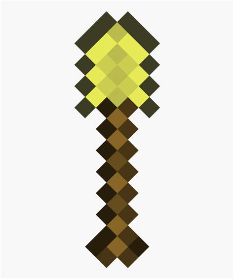 Minecraft Golden Axe Pixel Art