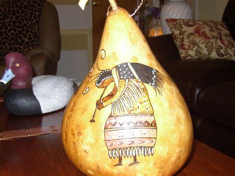 Carved Hopi Indian Gourd Art Hopi Indians Hopi