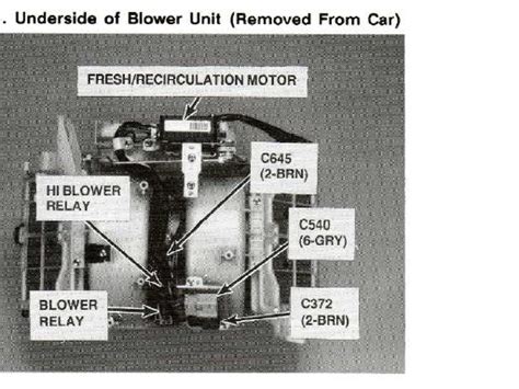 When resistor goes bad blower motor only works on high speed, which is the only speed it will work without a resistor. Where is the relay for the blower motor located?