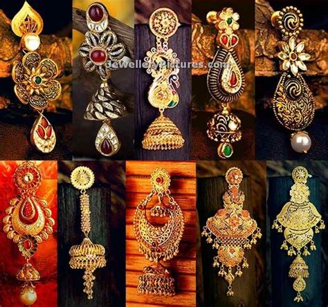 Kalyan Jewellers Earring Collections Jewellery Designs