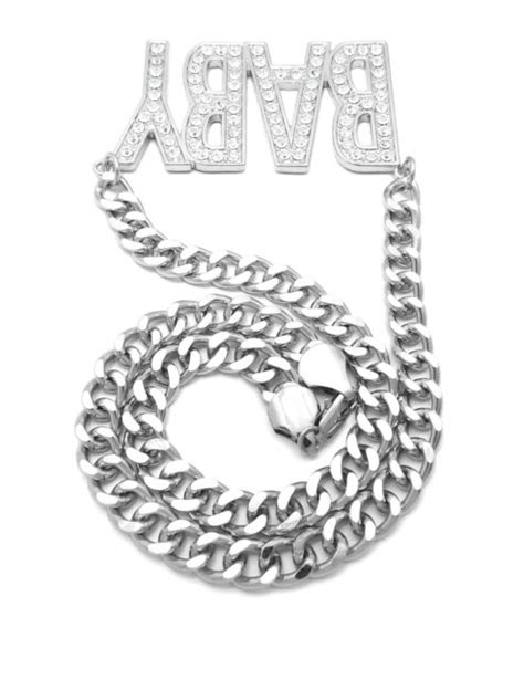 New Lil Baby Baby Pendant With 9mm 18 Cuban Chain Ebay