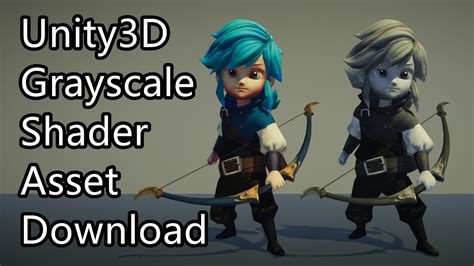 Unity Vfx Grayscale Shader Effect Downloadable Youtube